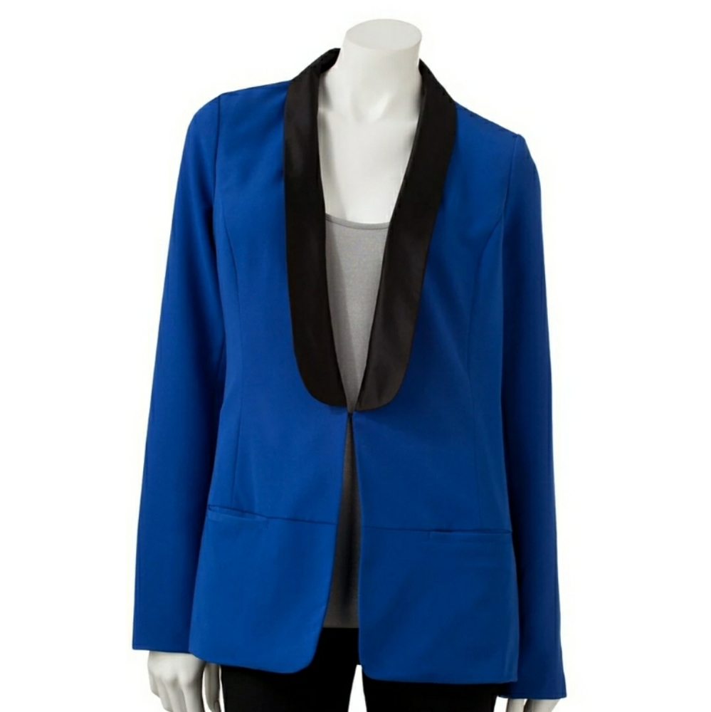 Rock & Republic Colorblock Tuxedo Blazer